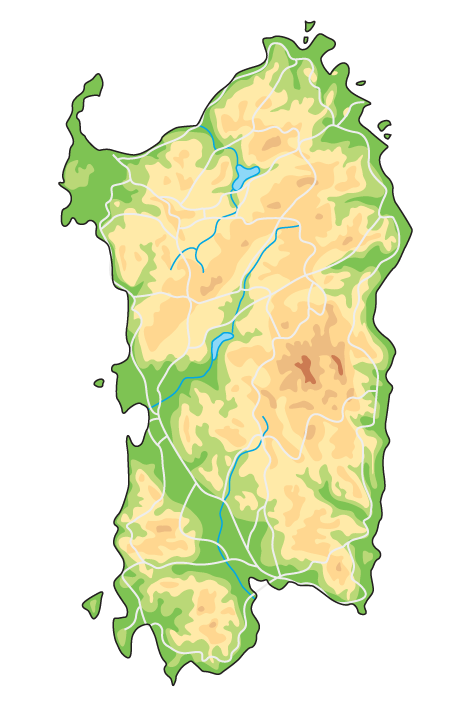 Mappa Sardegna | Domos Sardinia
